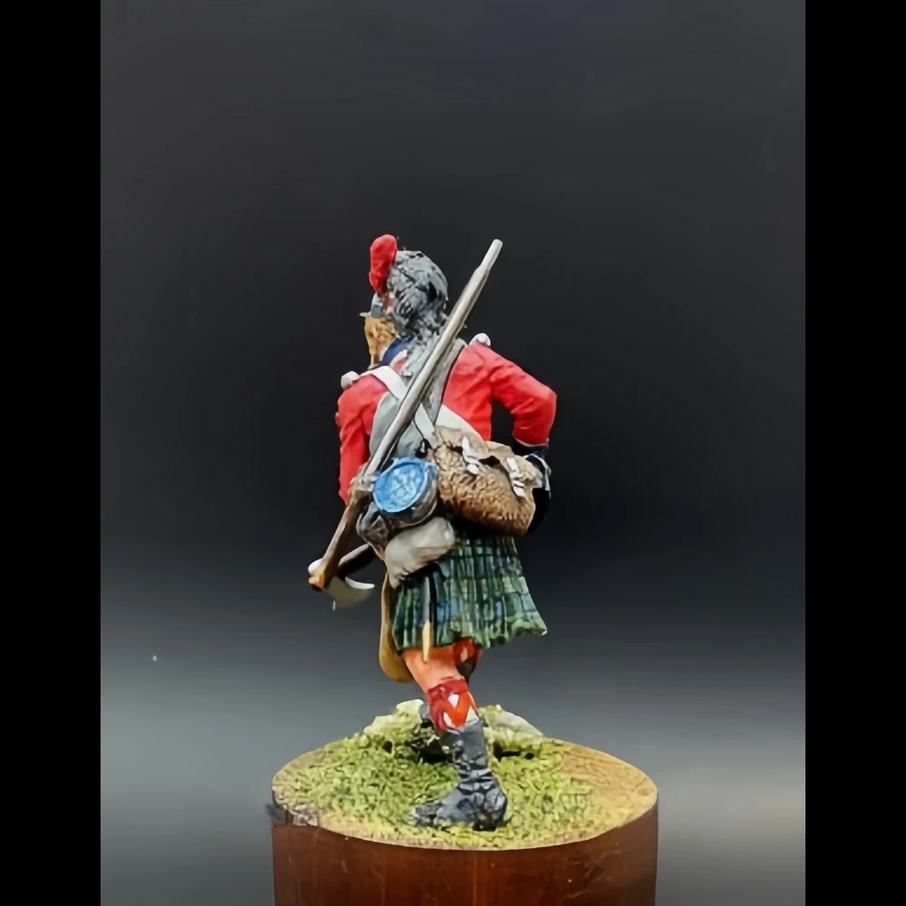 Figurine en résine non peinte, kit de modèle, Royal Highlander "Black Guard", non assemblé et non peint, GK, 1207R, 54mm