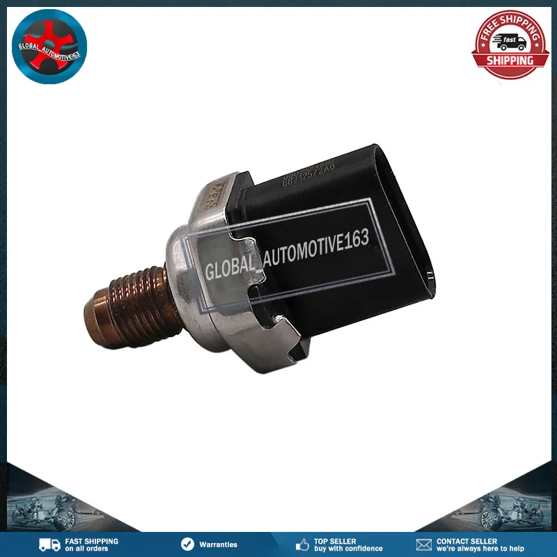 

For 2019-2021 Jeep Cherokee 2.0L 2018-2021 Jeep Wrangler 2.0L 10PP12-01 68212572AB Fuel Rail Pressure Sensor