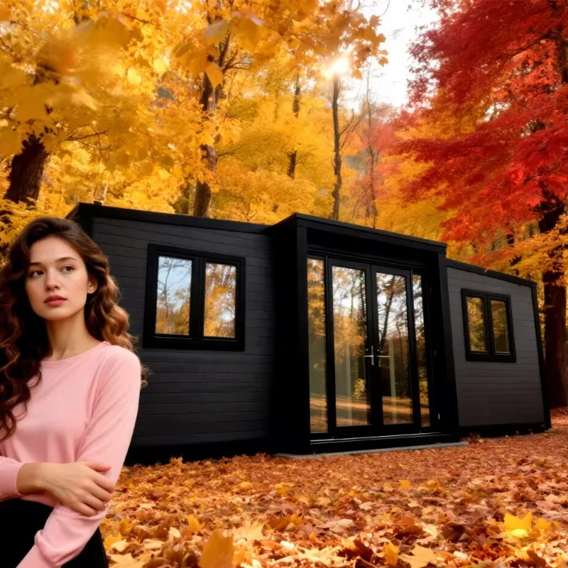 20Ft 30Ft 40Ft Expandable Container Home Waterproof Prefab Mobile Home 2 3 4 5 Bedroom Prefabricated House Portable Folding Room