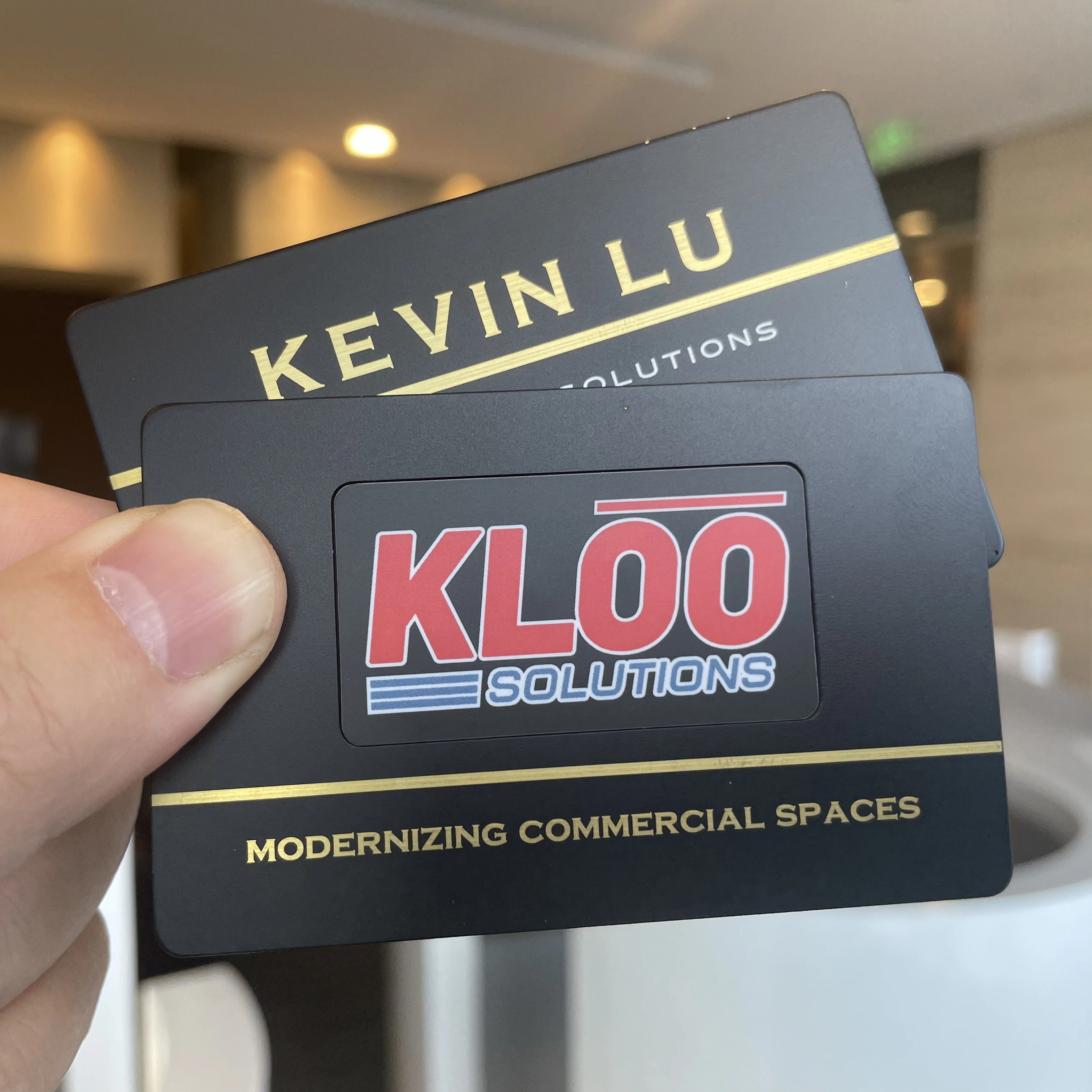 Customized product Custom Creative Printing Metal NFC Smart Membership VIP Metal Business Card