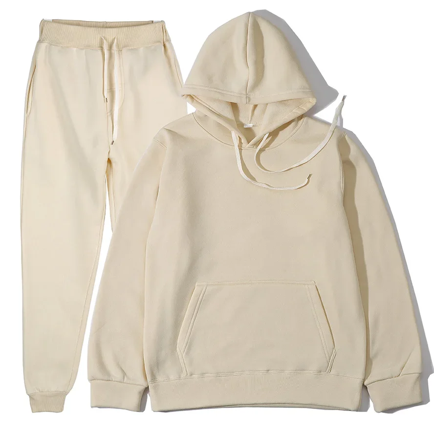 Men's Sports Suits Fashion Tracksuit Women Hoodies + Pants Two Pieces Sets Running Casual Sweatshirts Sweatpants Men's Clothing