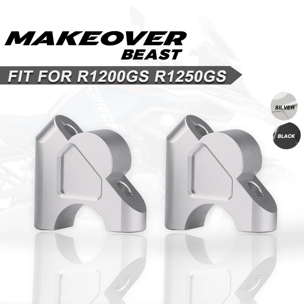 Elevadores de manillar de 32mm aptos para R1250GS R1200GS LC ADV 2013-2024 barra de mango elevada 30mm de altura GS1250 R1200GSA