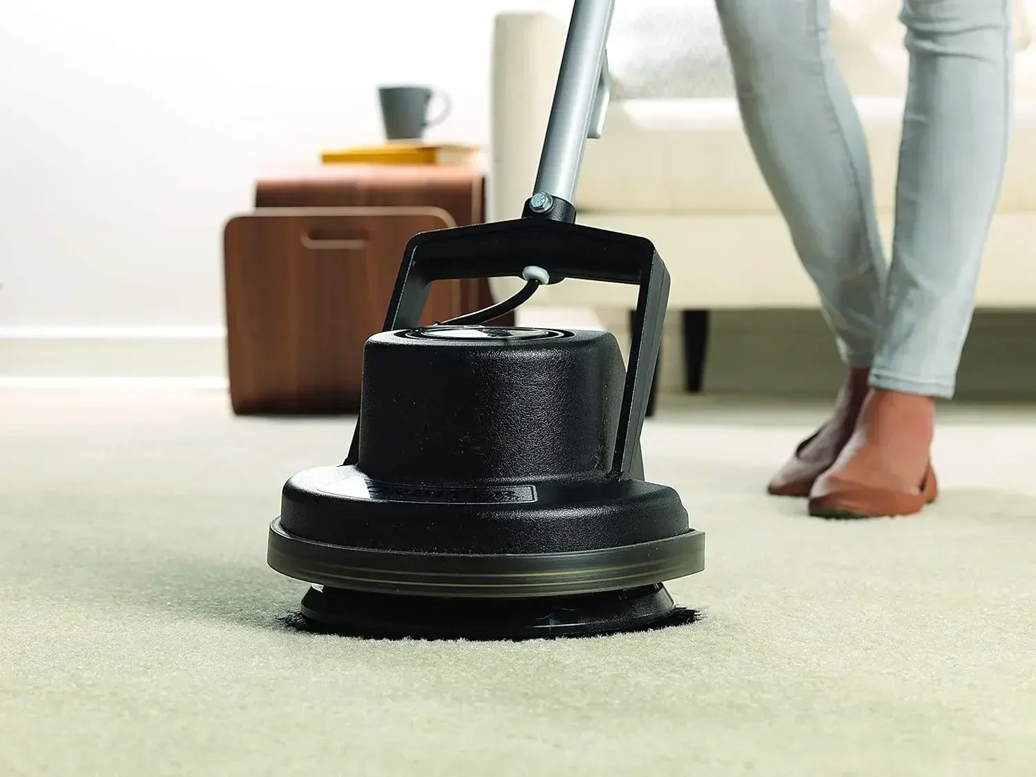 Oreck Orbiter All-in-One Floor Cleaner, Scrubber and Polisher, Multi Purpose Machine, Power Cord, Black, ORB700MB