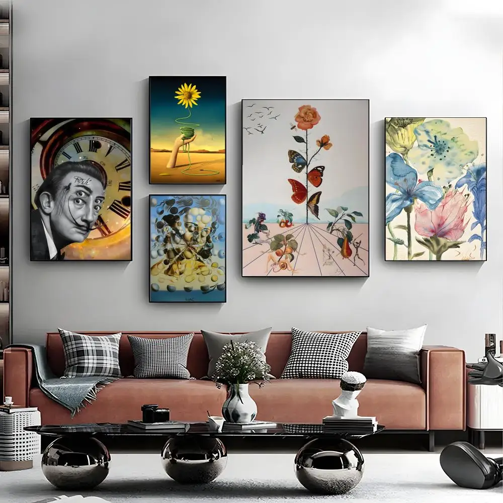 Surrealist Art Master Salvador Dali Poster Canvas Wall Art Print Poster Decorative Mural Home Decor Gift Unframed