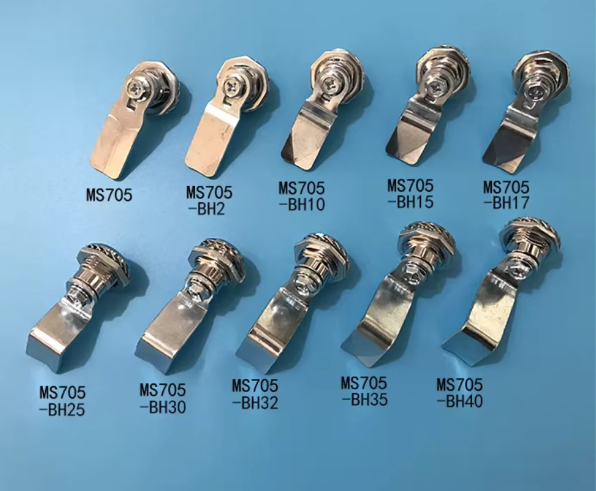 1 Pcs Zinc Alloy Cabinet Door Cam Lock Triangle Key Lock for Distribution Box File Cabinet Security Distribution Box Locks