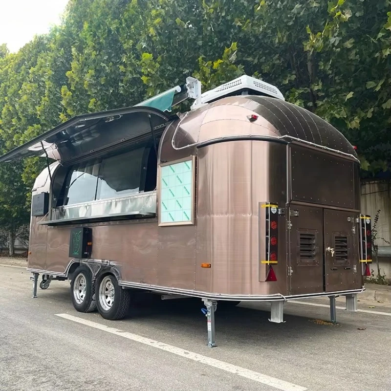 Fulai Mobile Shawarma Pizza Food Trailer Imbissagen Foodtruck Towable Coffee Shop Bar Hot Dog Food Trailers Fully Equipped