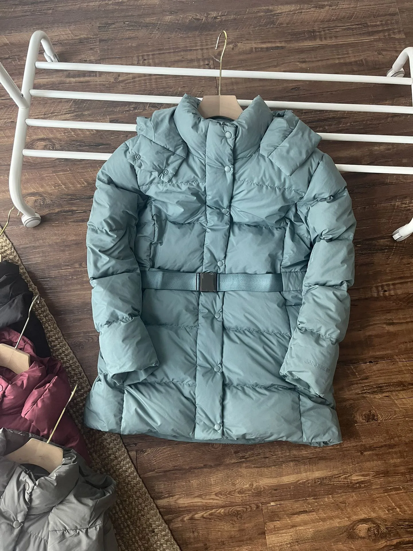 2025 Women's Clothing Adjustable belt thickened warm down jacket Autumn Winter New 1103