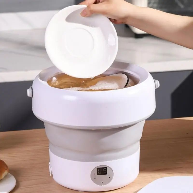 u1je折りたたみ可能なミニターボの小さなスペース用の効率的な食器洗濯機ポータブルクリーニングマシンと農産物用