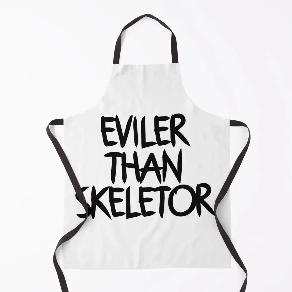 

Eviler Than Skeletor Apron Professional Barber For Girl chef costume Apron