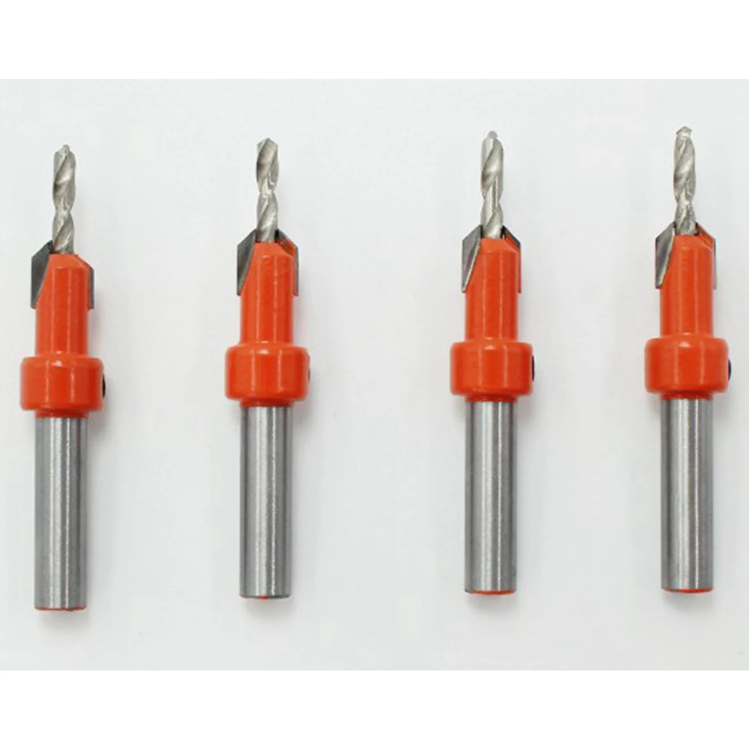 목재 구멍 드릴 비트 라우터 비트, 8mm 생크 카운터 싱크 드릴 비트, 목재 작업 카운터 싱크 드릴 비트 세트, 나사 커터, 5 개