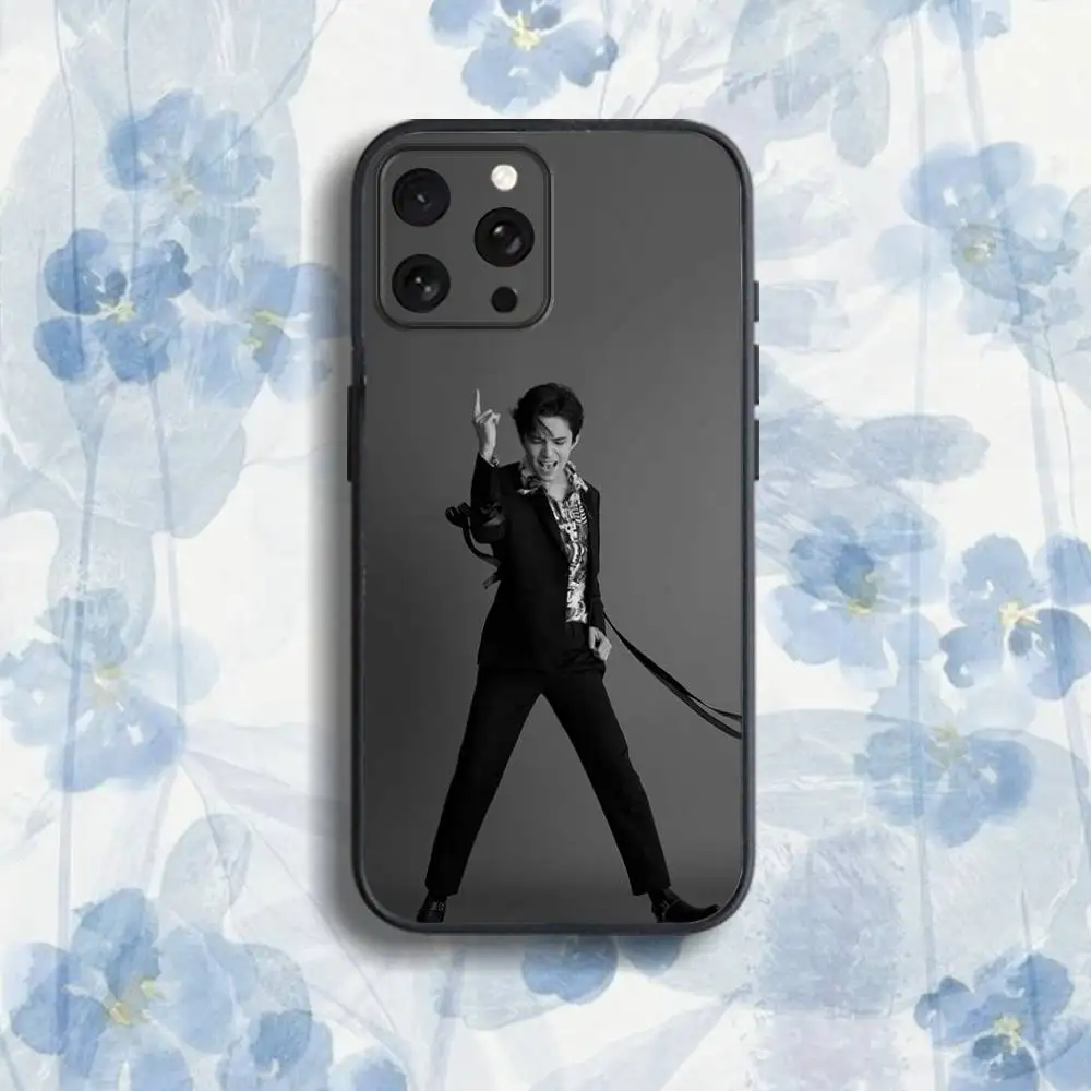 D-DimashS QudaibergenS Funda de teléfono para iPhone 17,16,15,14,13,12,Pro,Max,Plus,E,SE4,Air,Mini Caja blanda negra