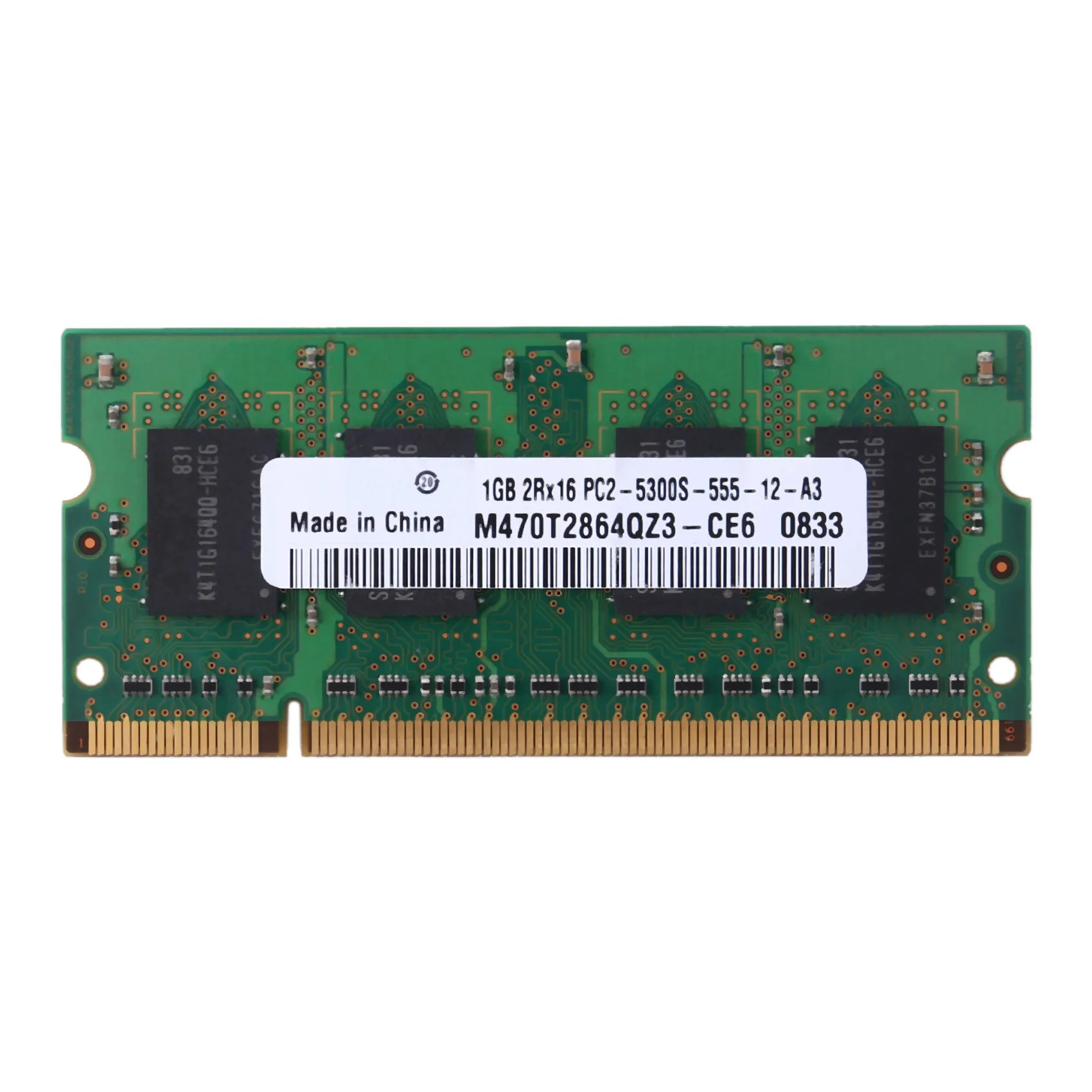 Ddr2 1Gb Notebook Ram Geheugen 677Mhz PC2-5300S-555 200Pins 2rx16 Sodimm Laptop Geheugen Voor Intel Amd