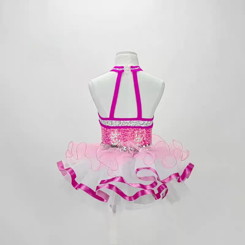 

Профессиональные костюмы для джазовых латинских танцев по индивидуальному заказу, женская танцевальная одежда любого цвета, блестящая тренировочная юбка с блестками