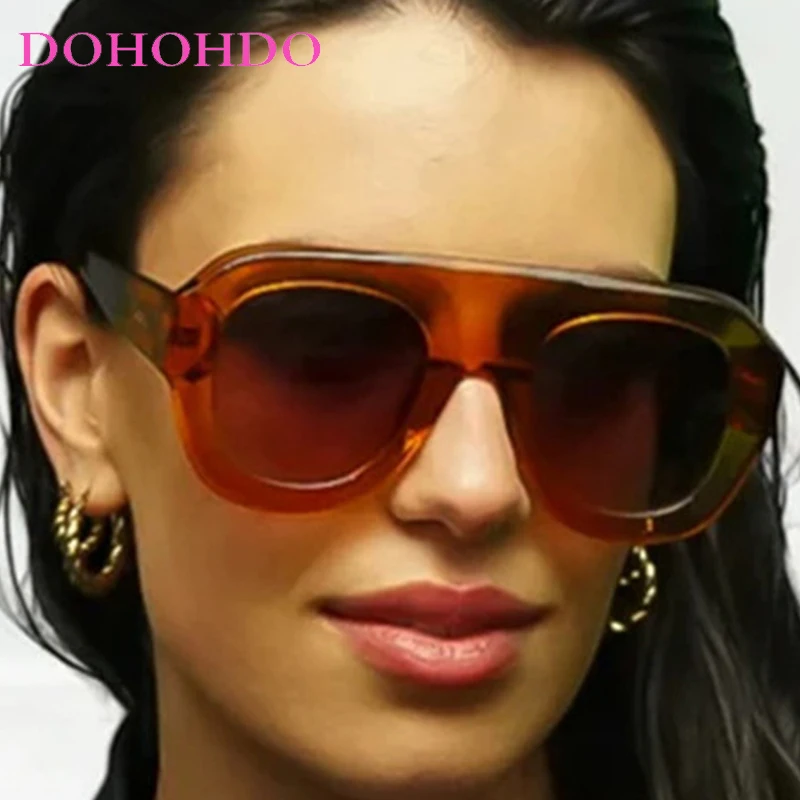 

Fashion Big Pilot Glasses For Men Vintage Outdoor Brand Designer Women Sunglasses Summer Traveling Drive Eyeglasses UV400 Gafas