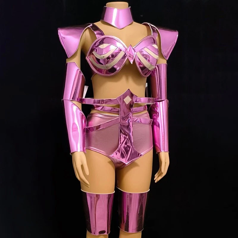 ชุดคาร์นิวัลดรากควีนสำหรับผู้หญิง ชุดแฟนตาซีเลเซอร์สำหรับฮาโลวีน ชุดแสดงบนเวที ชุดโกโก้สำหรับไนต์คลับ ชุดคลับแวร์สำหรับงานเทศกาล งานปาร์ตี้ ชุดแสดง yj631