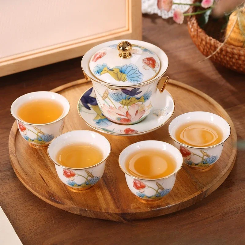 Travel tea set Outdoor travel portable tea cup equipment Accompanying express cup