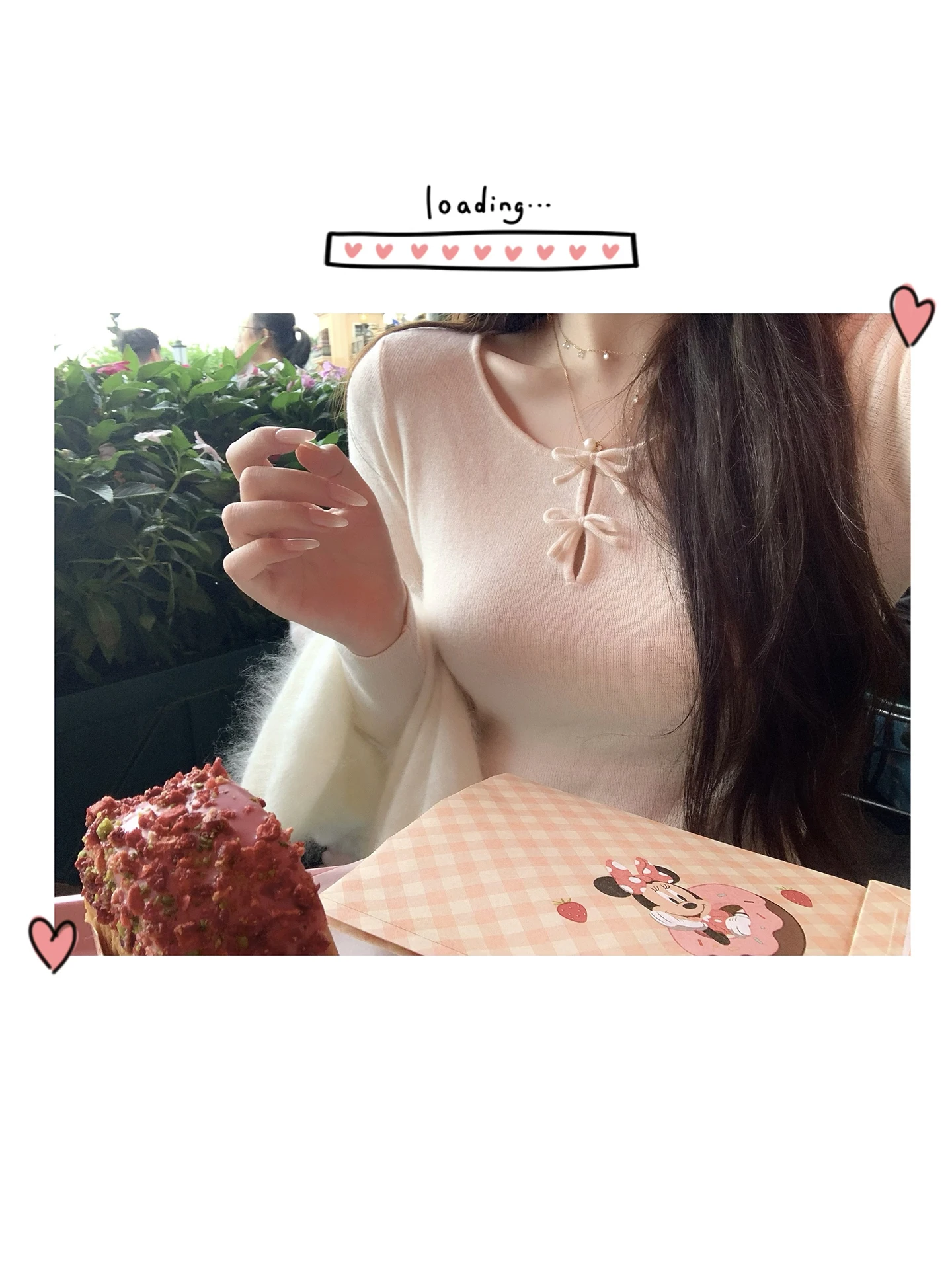 

Zhaobao Ni KissKiss Women's Woolen Knitted Top with Double Sweet Knot 48 Pieces Winter Faion Lady Commute Sle