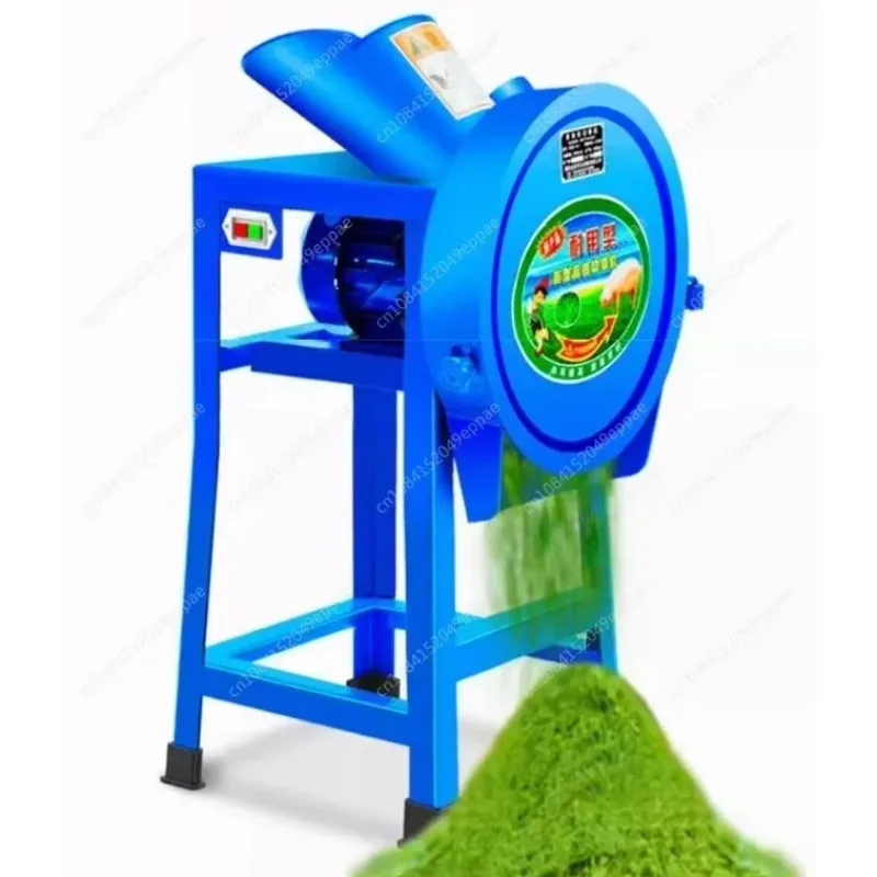 Electric Grass Chopper Cattle and Sheep Breeding Agricultural Green Feed Grass Cutter Crusher Shredder Melon Slicing Machine