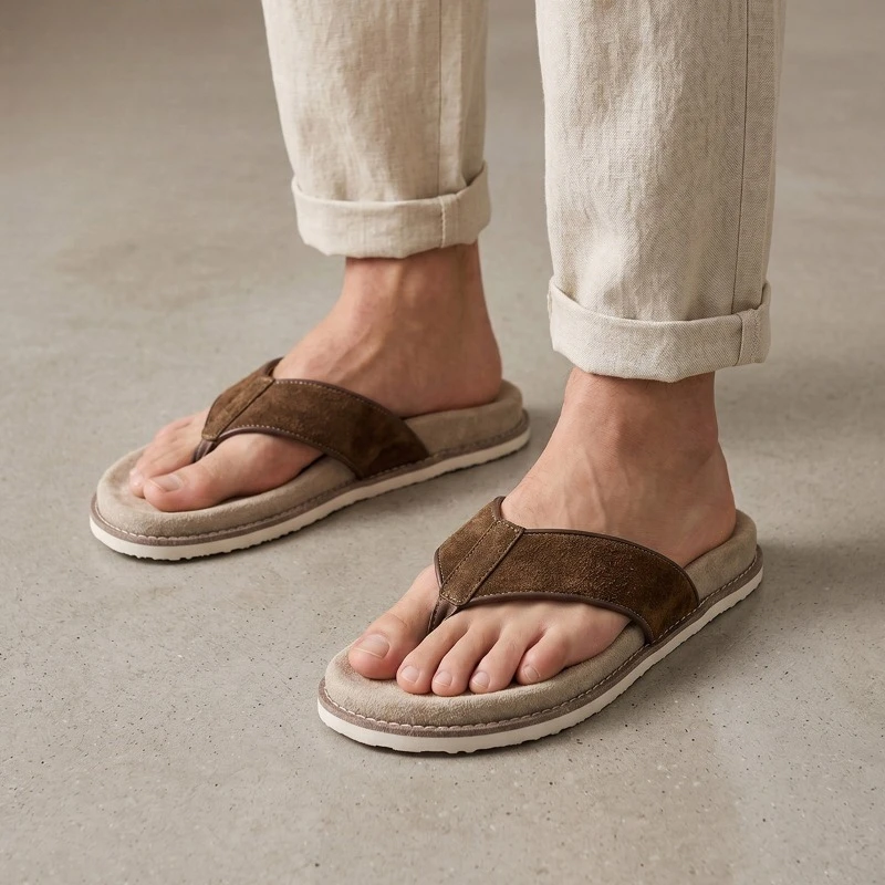 cow-suede-mens-flip-flops-luxury-genuine-leather-2026-summer-new-outdoor-handmade-quality-comfortable-beach-slippers-male