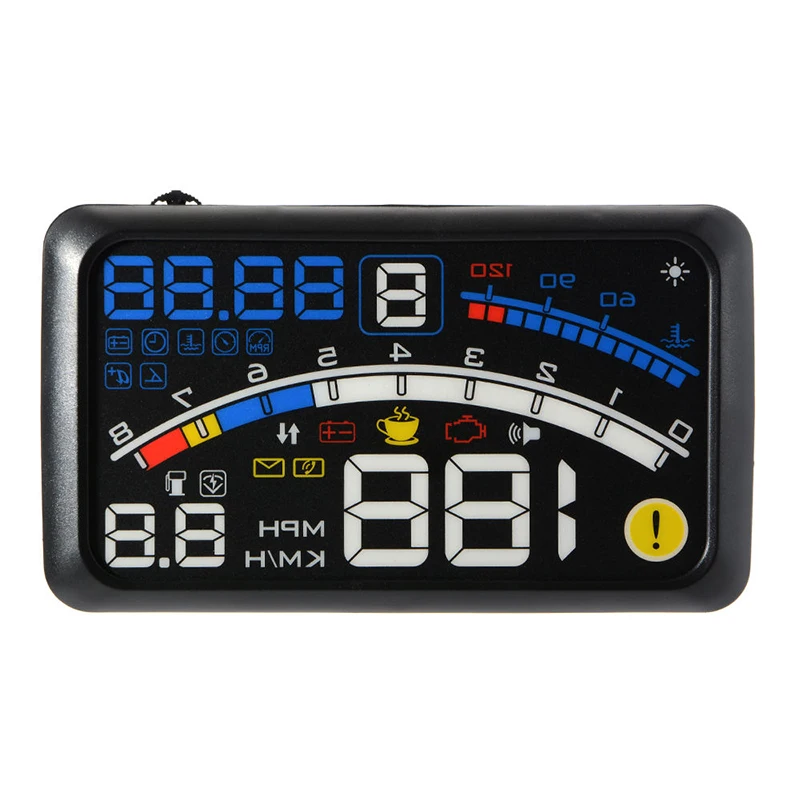 The latest car v41 OBD II overhead rise LED OBD display head-up display