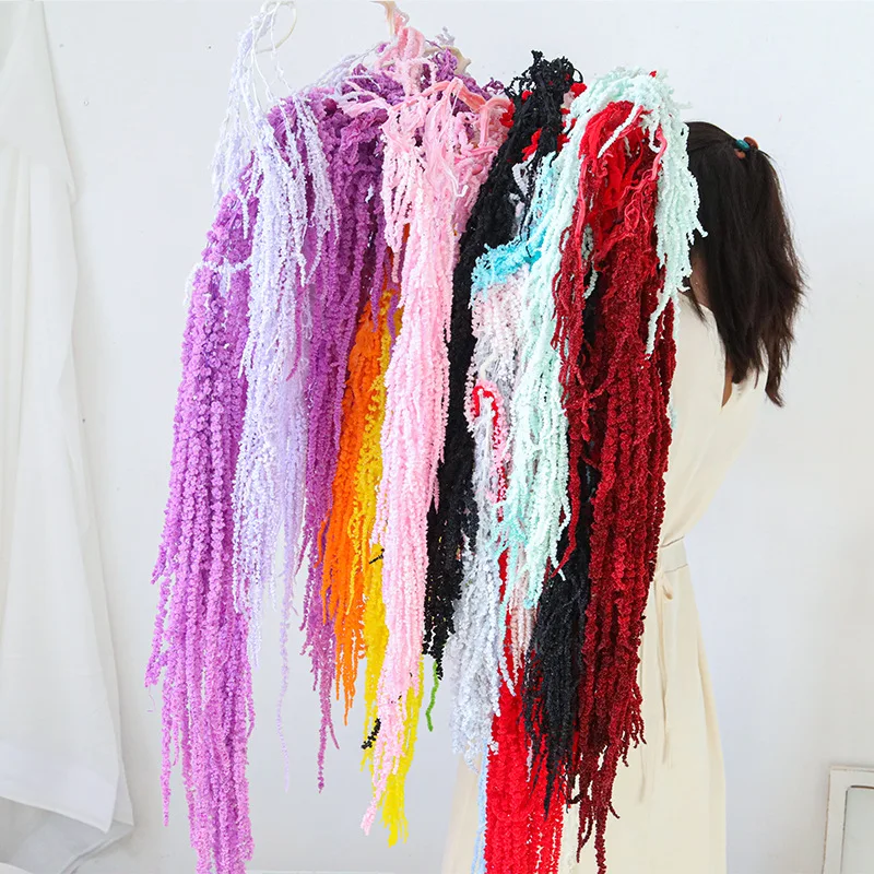 ดอกไม้ประดิษฐ์ดอกไม้ตลอดกาลแขวนดอกไม้เข็มยาวนุ่มตกแต่งตกแต่งงานแต่งงานสําหรับตกแต่งสวนหน้าแรก