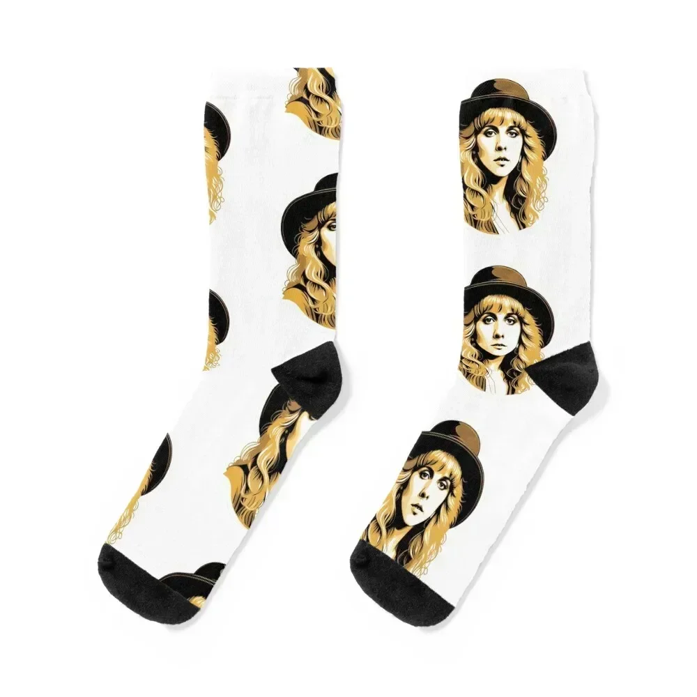 

stevie nicks, Fleetwood Socks custom funny gift japanese fashion happy Socks Men's Women's