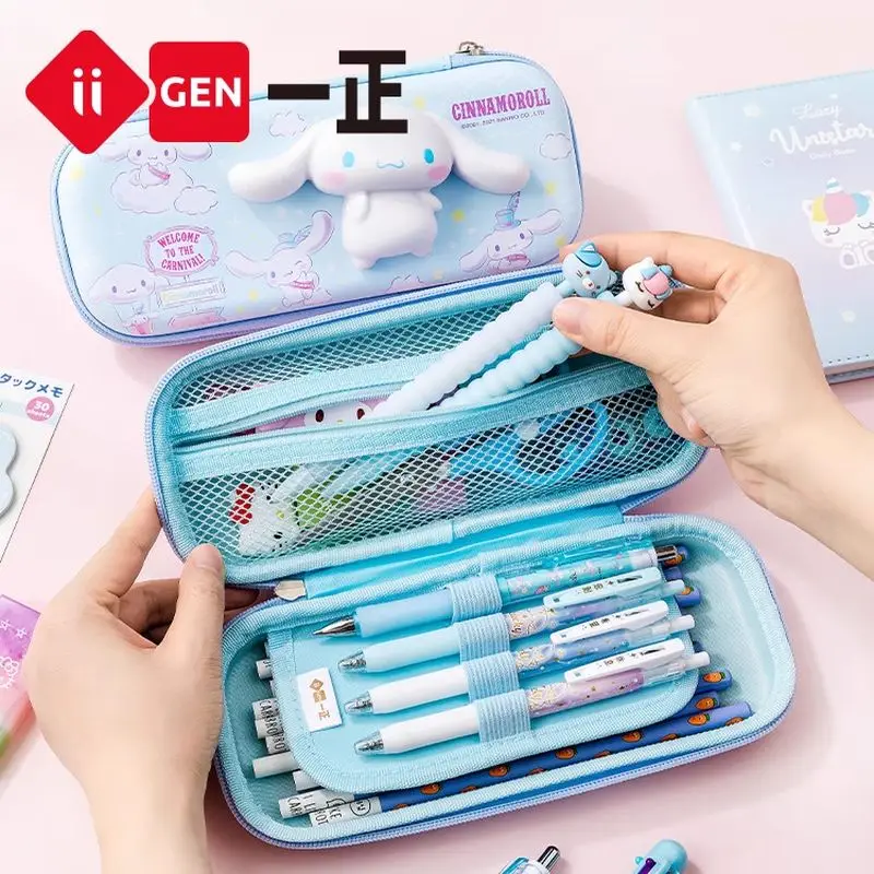 Genuine Sanrio Decompression Stationery Box Ins Large Capacity Pen Bag Decompression Children'S Stationery Bag Gift For Children