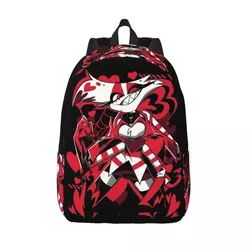 Hazbin Hotels Engel Staub Mode Rucksack Sport High School Arbeit schwarz Komödie Tages rucksack für Männer Frauen Laptop Computer Leinwand Taschen