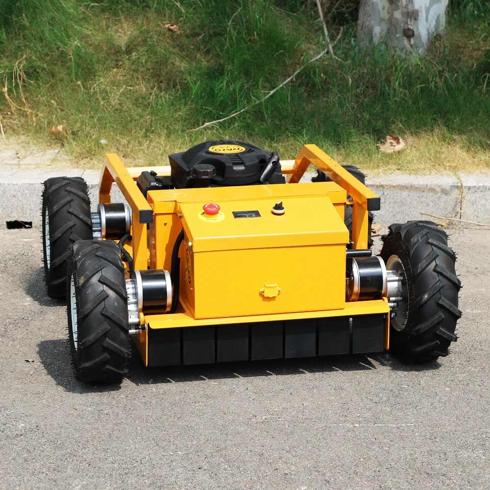 맞춤형 크롤러 원격 제어 잔디 깎는 기계, 무선 제어 잔디 깎는 로봇, 저렴한 가격, 고품질, 무료 배송