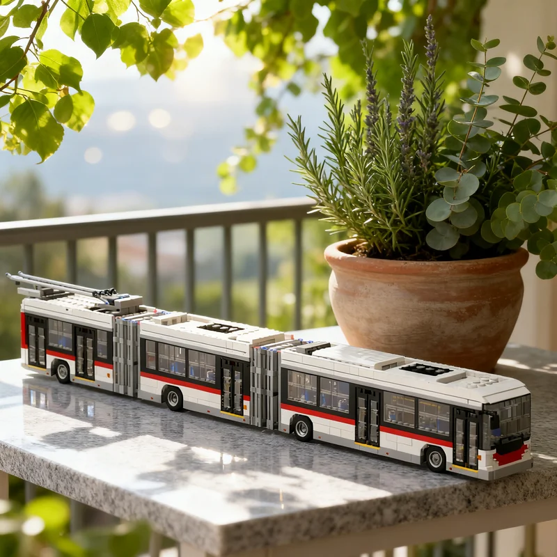 

6353 детали MOC Hess Swisstrolley Creator Expert: Конструктор, Рождественский подарок, Игрушка, Креативная идея для самостоятельной сборки
