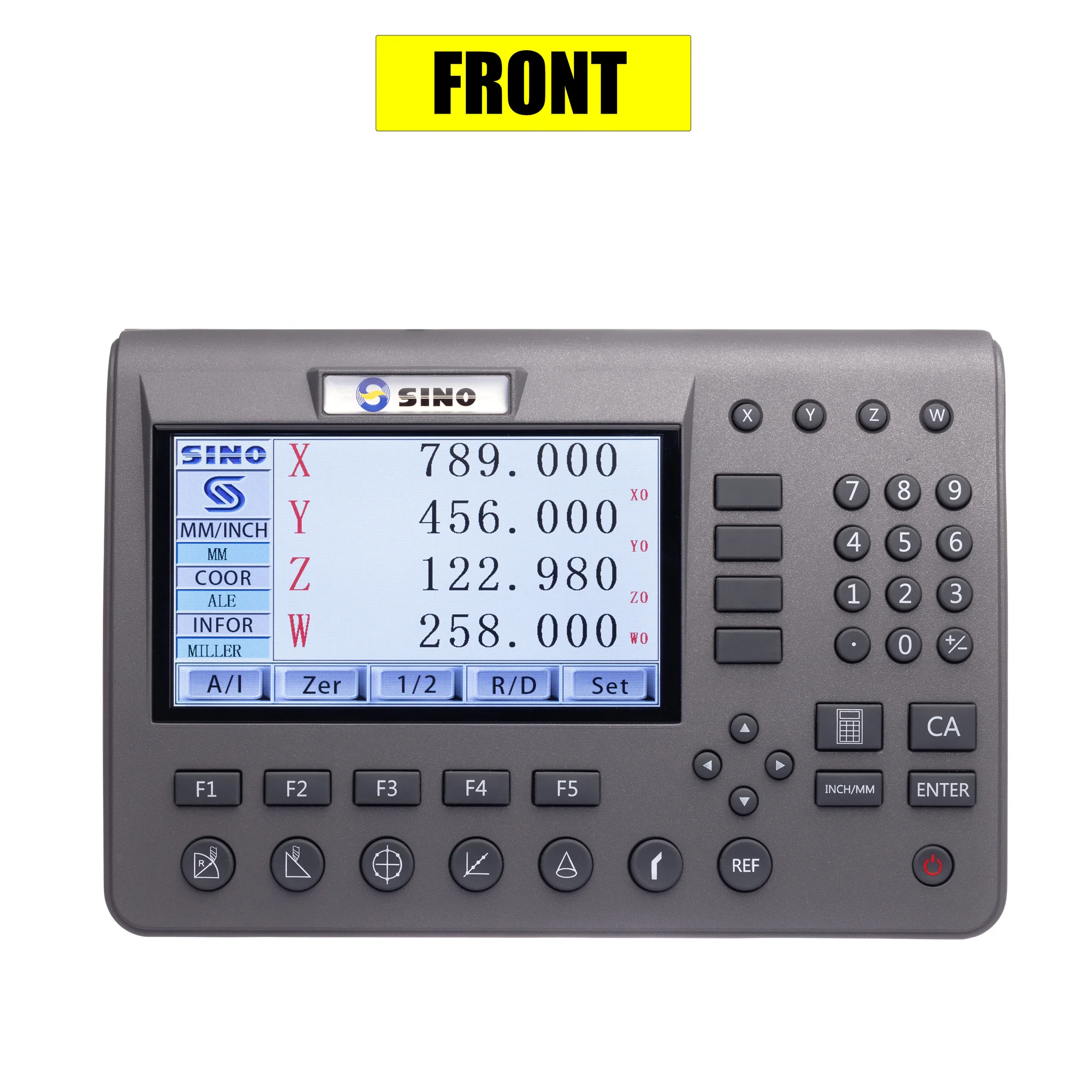 SINO SDS200 Metal 4 Axis LCD Digital Readout Display DRO Kit KA-300 Glass Linear Scale Encoder For Lathe Grinder Millilling Dril