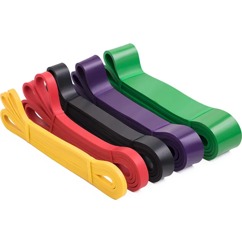 

2026 Wholesale Printed Logo Home Gym Elastic Colorful Portable TPE Resistance Band Set Exercise Bandspromote Sales