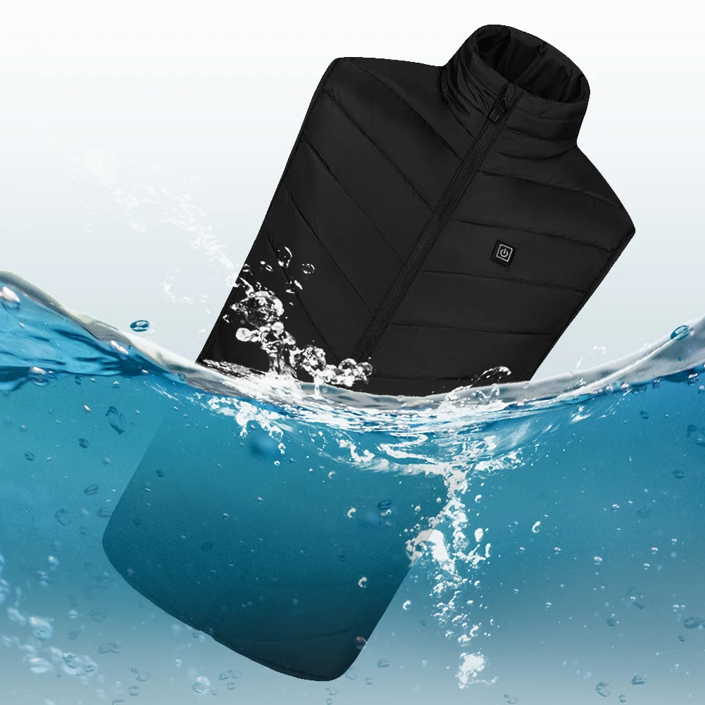 

9/11 Areas Heated Motorcycle Rider Vest Zones Electric Heated Jackets Men Women Sportswear Heated Coat Heat Coat USB Heating