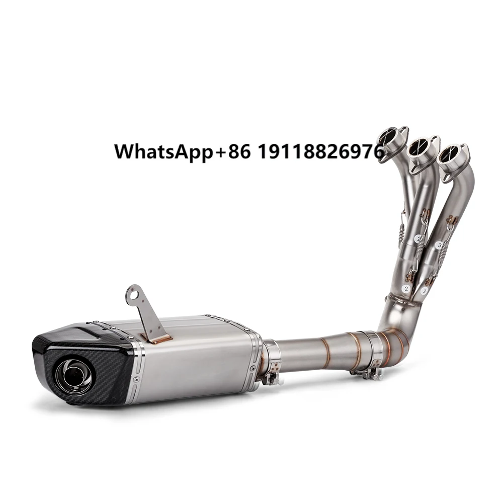 

MT09 FZ09 V3 2021-2023 XSR09 Full Motorcycle Exhaust System New Condition Includes Front Tube Link Pipe Connect