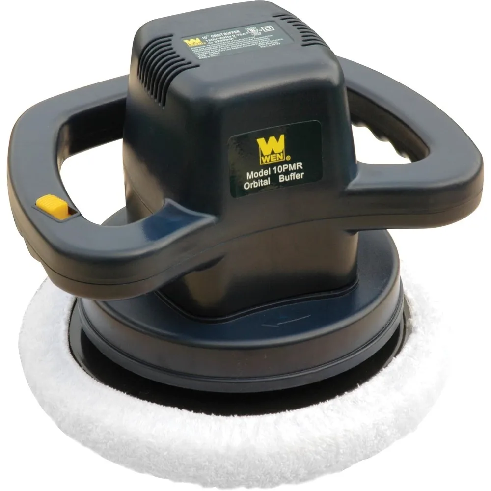 Kit lucidatrice e ceratrice orbitale wireless da 10 pollici con batteria da 2 Ah, caricabatterie e cofani