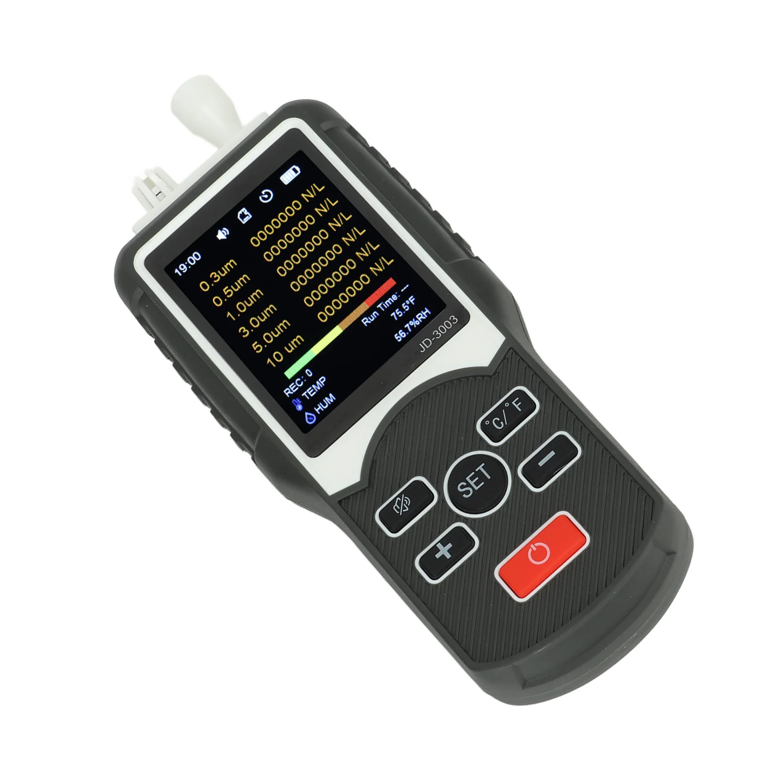 Air Dust Particle Monitor Dust Particle Counter Professional Particulate Matter Tester Air Quality Monitor for Indoor Outdoor