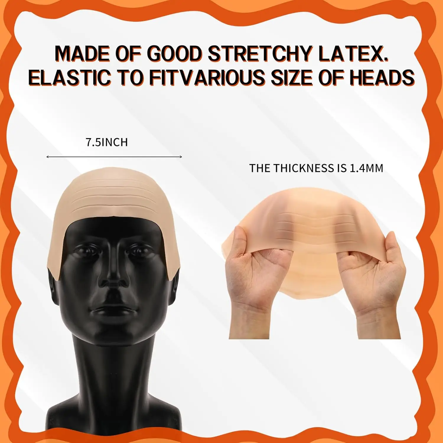 Peruki na Halloween dla dorosłych, męskie i damskie, grube, na łysą głowę, imitujące skórę głowy, peruki-czaszki, przebrania, peruki do cosplayu, nakrycia głowy dla dorosłych.