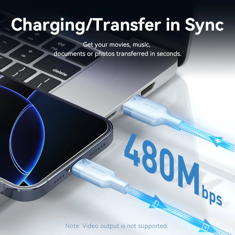 Кабель Vention USB C для быстрой зарядки 3.0 USB-кабель Кабели для быстрой зарядки для Huawei Xiaomi Samsung S10 USB-C Провод для зарядного устройства Кабели для передачи данных