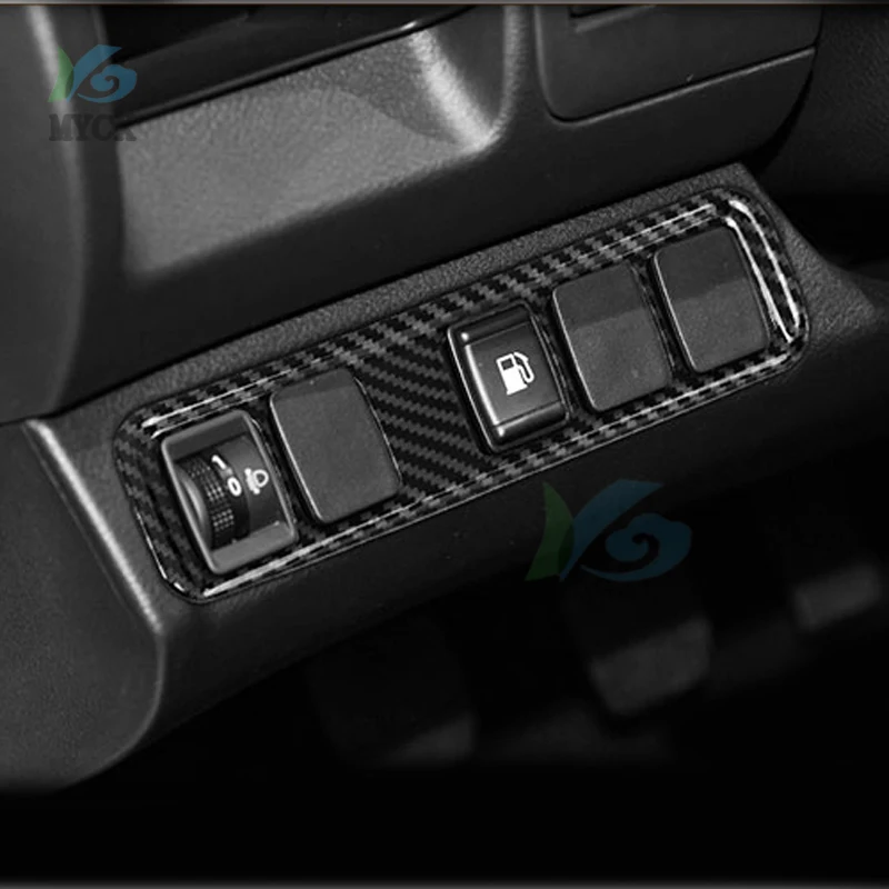 

For Nissan Navara NP300 ST 2019 2020 2021 2022 Headlight adjustment decorative frame control button headlight switch sticker