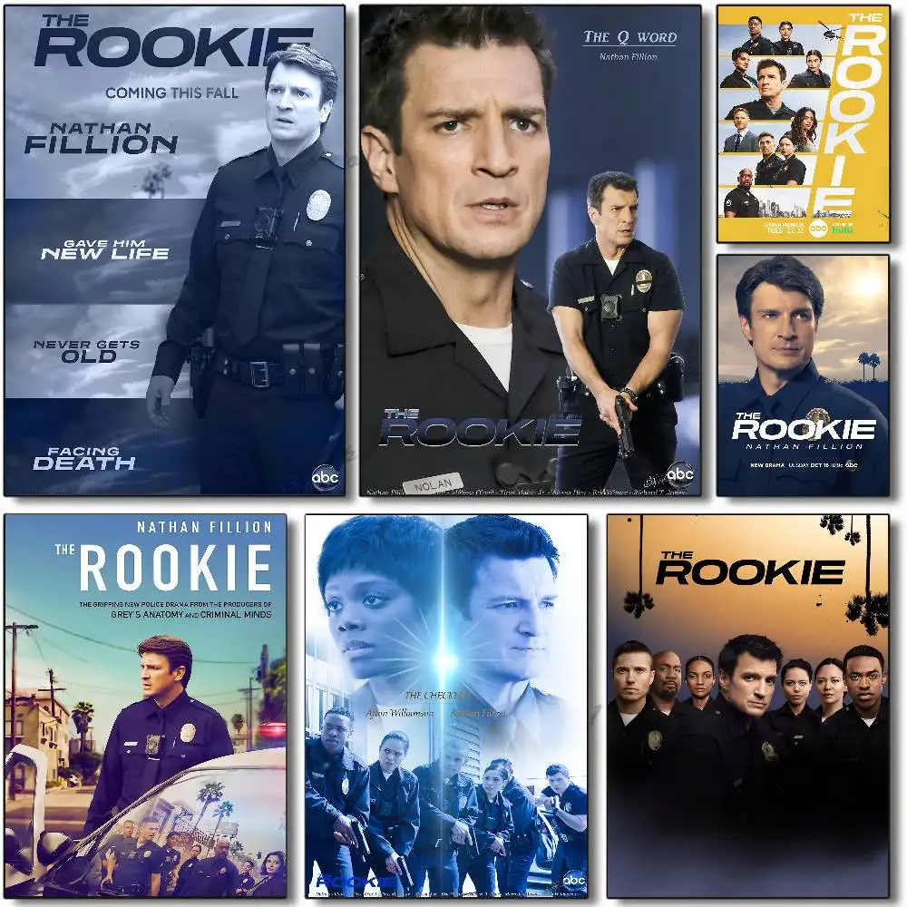 The Rookie Movie Poster Self-adhesive Art Room Entrance Restaurant Wall Decor Art Painting