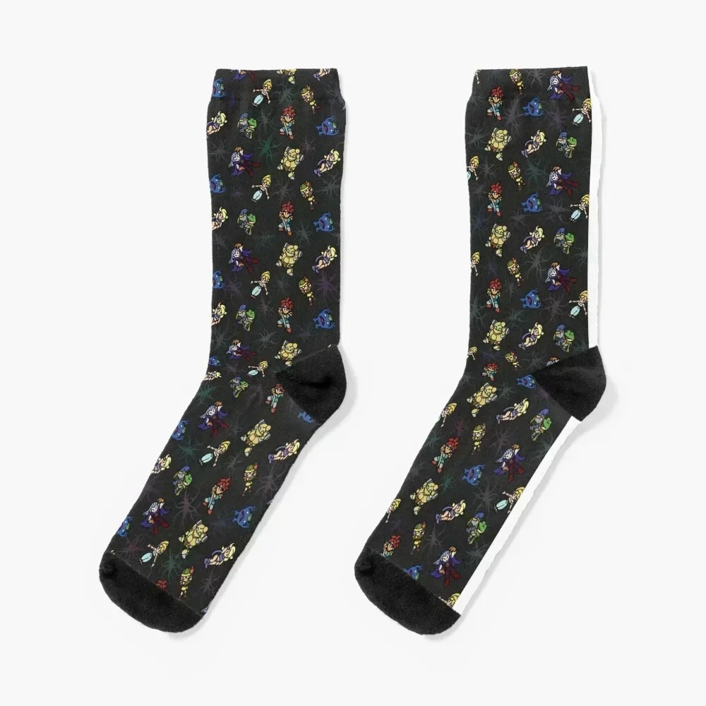

Chrono Trigger Socks cool Men's floral winter thermal Socks For Man Women's
