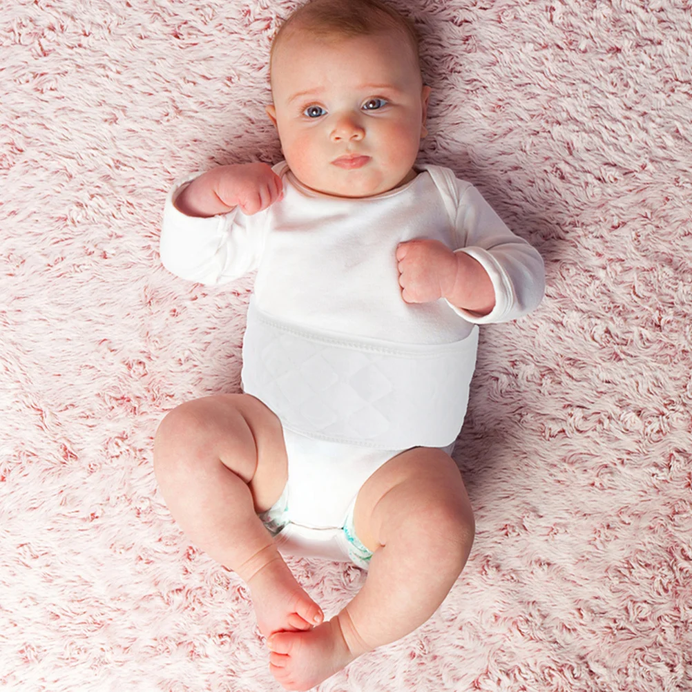 6 pezzi cintura protettiva per ombelico per bambini fascia per cordone ombelicale infantile fascia per pancia in cotone protezione addome neonato per infezione fredda