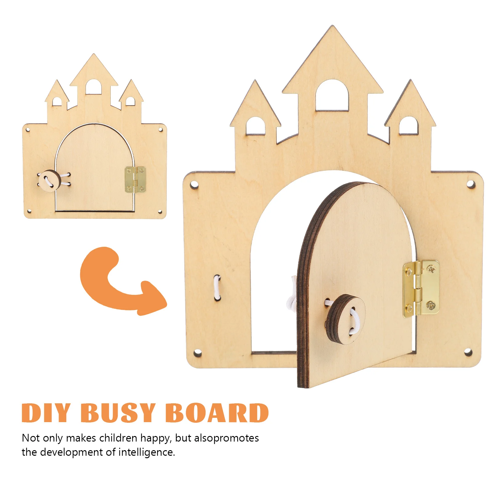 

Busy Board Accessories Interactive Kids Toys Children Training School Early Education Wooden for Babies Kit Assembled