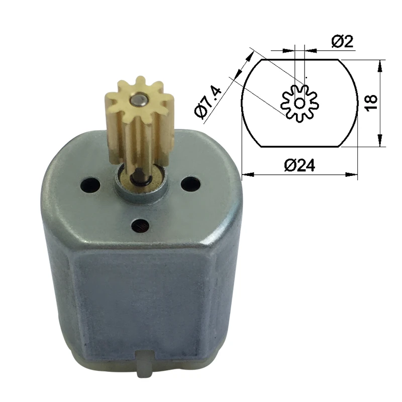 FC-280SC Automotive Electric Machine Motor Car Door Lock Motor Micro DC High Speed Motor 12V 11800RPM