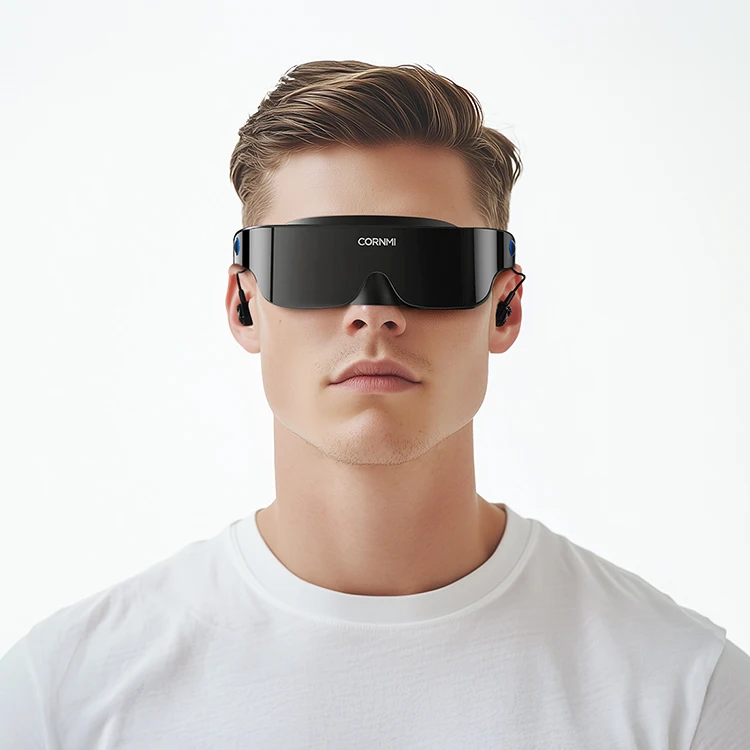 CORNMI Immersive 3D MR Hardware Smart Glasses Head Mounted Virtual Reality Display for Private Cinema & Gaming Stock Available