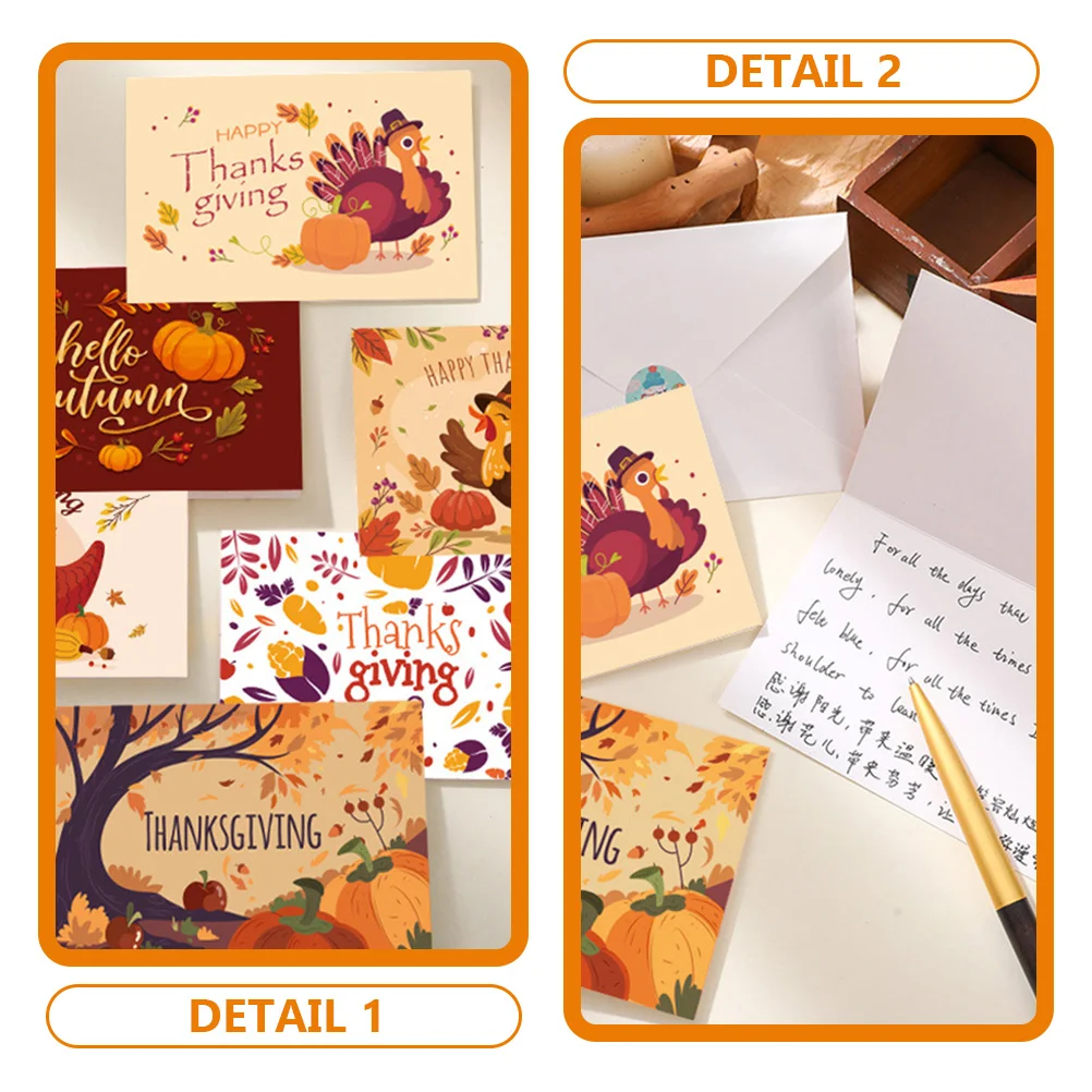 Thanksgiving Party Games Banner Scratch Card Children's Holiday Festival Design Cards Supplies You for The