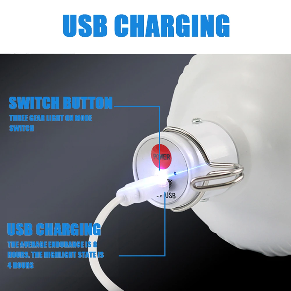 Высокая мощность 450 Вт USB перезаряжаемые светодиодные многофункциональные аварийные фонари для дома, уличные портативные фонари, аварийная лампа,