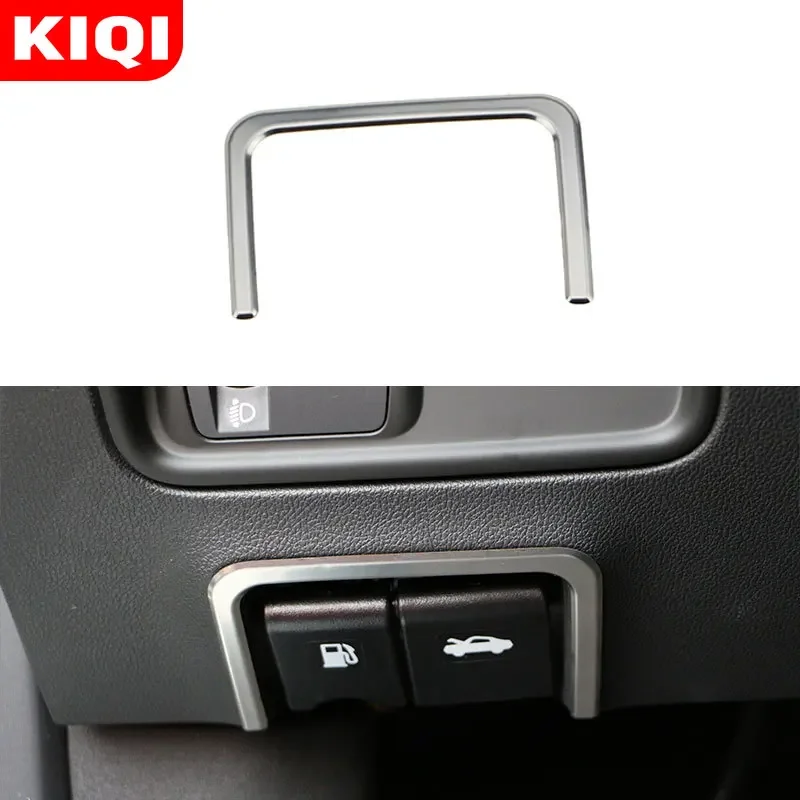 KIQI for Renault Koleos Samsung QM6 2016 - 2020 Car Styling Cover Fuel Tank Cap Oil Switch Trim Frame Moulding Part