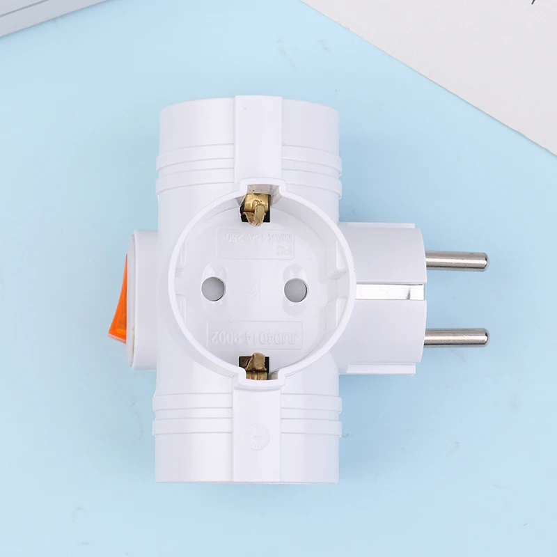 

1 шт., удлинитель настенной розетки с переключателем, 1 на 3-контактный адаптер европейского стандарта, адаптер питания европейского стандарта, несколько розеток для дома