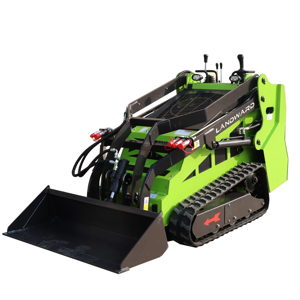 Euro5 Kubota Engine جرافة انزلاقية صغيرة ثلاثة مضخات للاستخدام المنزلي الوقوف جرافة انزلاقية 1000 كجم ST560 جرافة انزلاقية مخصصة